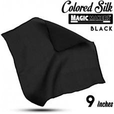 Black 9 inch Colored Silk- Professional Grade  